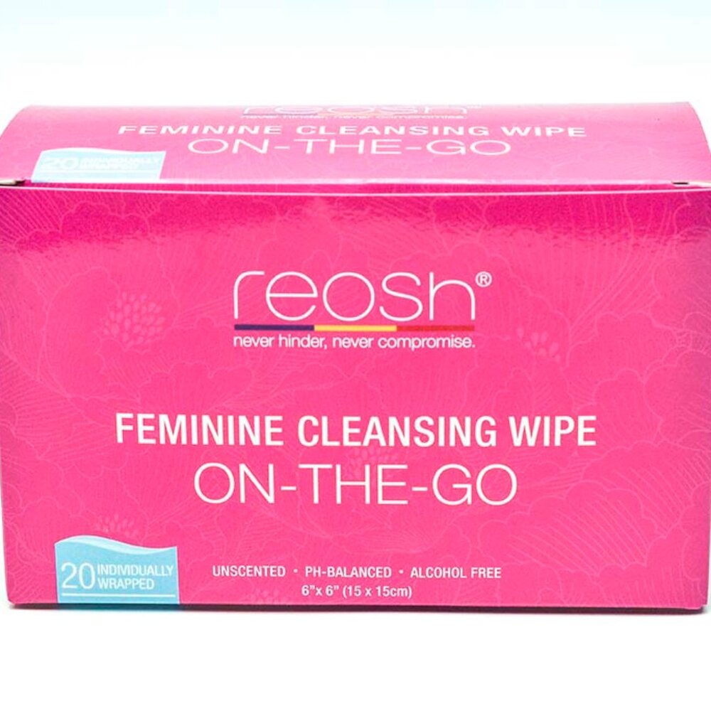 Reosh Unscented Alcohol Free Sanitary Wet Wipes 20 piece - Picture 2 of 2